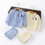 Autumn baby solid color sweater set