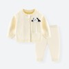 Autumn baby solid color sweater set