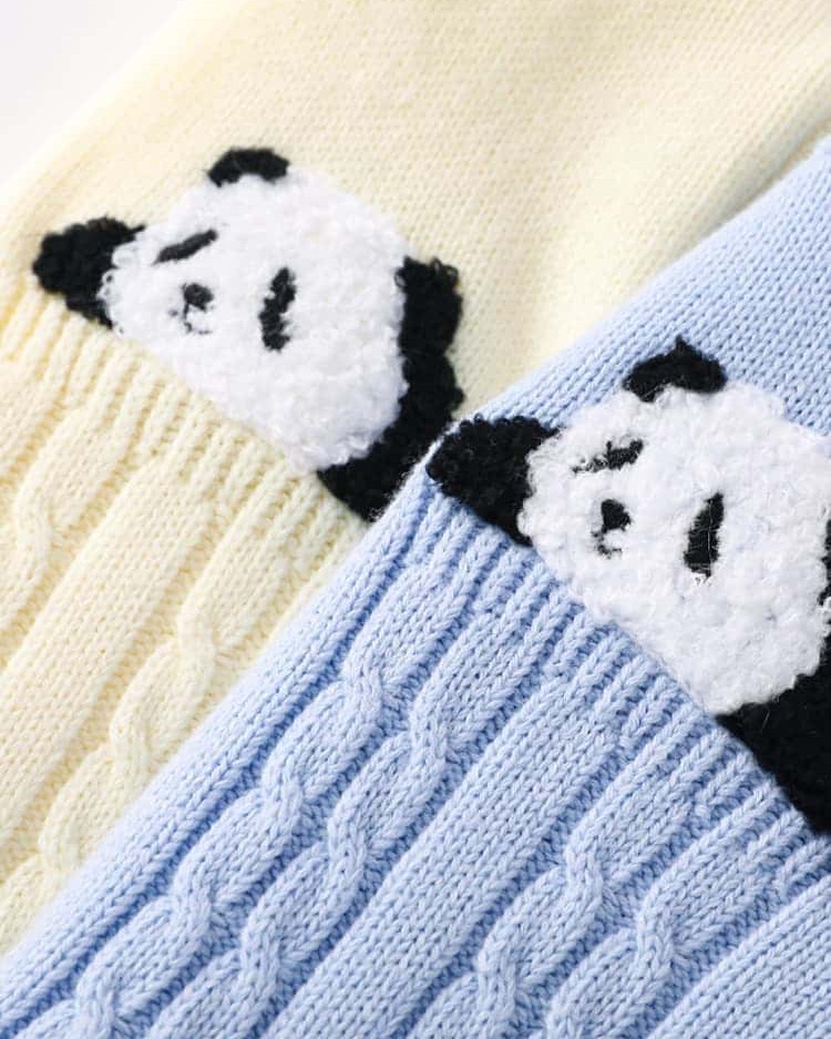 Autumn baby solid color sweater set