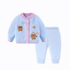 Cartoon suit for boys and girls, casual sweaters for kids, two-piece suit
