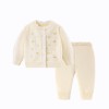 Infant and toddler autumn knitted cardigan sweater set
