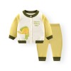 baby autumn and winter sweater set knitted cardigan two piece set