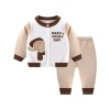 baby autumn and winter sweater set knitted cardigan two piece set
