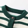 Autumn and winter fleece knitted jacket for boys and girls baby suit