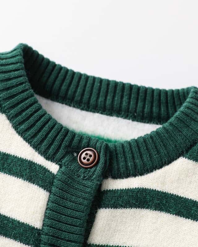 Autumn and winter fleece knitted jacket for boys and girls baby suit