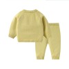 Autumn and winter baby knitted suit cute cartoon embroidered sweater