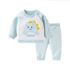Autumn and winter baby knitted suit cute cartoon embroidered sweater