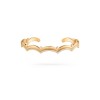 Mermaid Collection Brushed Stackable Wave Bracelet