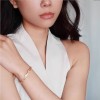 Mermaid Collection Brushed Stackable Wave Bracelet