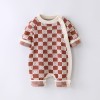 Autumn and winter baby jumpsuit casual knitted sweater