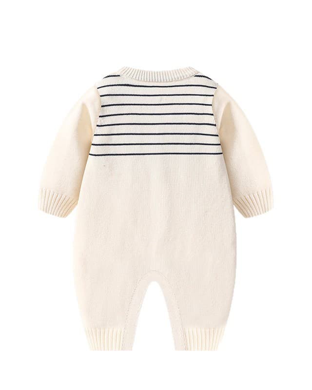 Infant and baby knitted bodysuit