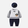 Autumn and winter infant long-sleeved jumpsuit crawling clothes