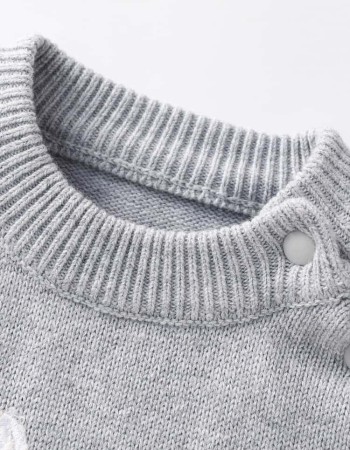 Autumn and winter baby long-sleeved jumpsuit casual outerwear knitted climbing jumpsuit