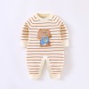 Infant and baby knitted cartoon bear onesie