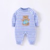 Infant and baby knitted cartoon bear onesie