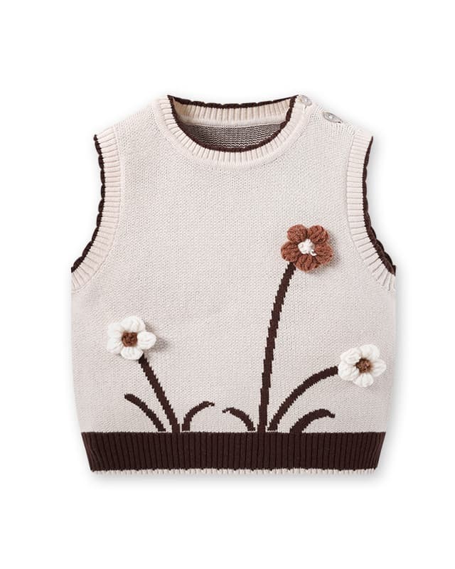 Children's knitted vest