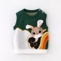 Spring and autumn baby pullover vest rabbit cute style