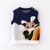 Spring and autumn baby pullover vest rabbit cute style