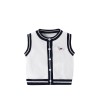 Spring and autumn baby knitted casual cardigan vest