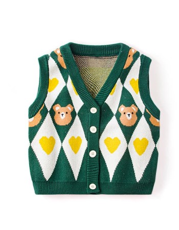 Children's spring and autumn sweater vest