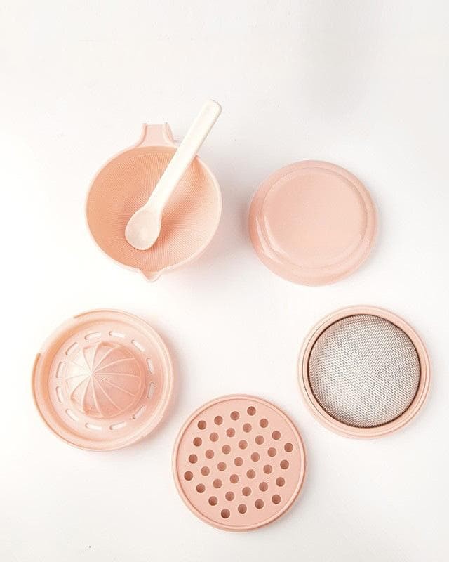 Baby grinding bowl manual baby food supplement tool