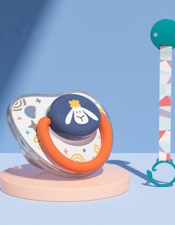 Silicone pacifier for newborn babies