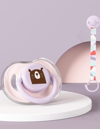 Silicone pacifier for newborn babies