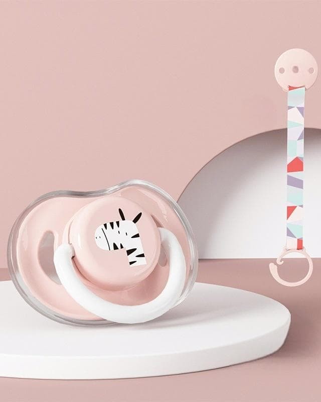 Silicone pacifier for newborn babies