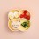 Baby food tray, baby special suction cup, integrated silicone grid tray