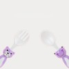 Cartoon baby spoon and fork combination