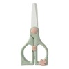 Portable baby food scissors for cutting meat
