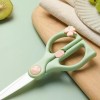 Portable baby food scissors for cutting meat