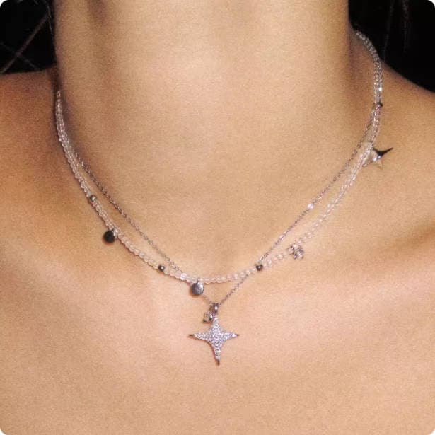 Women'S Star Necklace Pendant Clavicle Chain Women'S Star Necklace Pendant Clavicle Chain